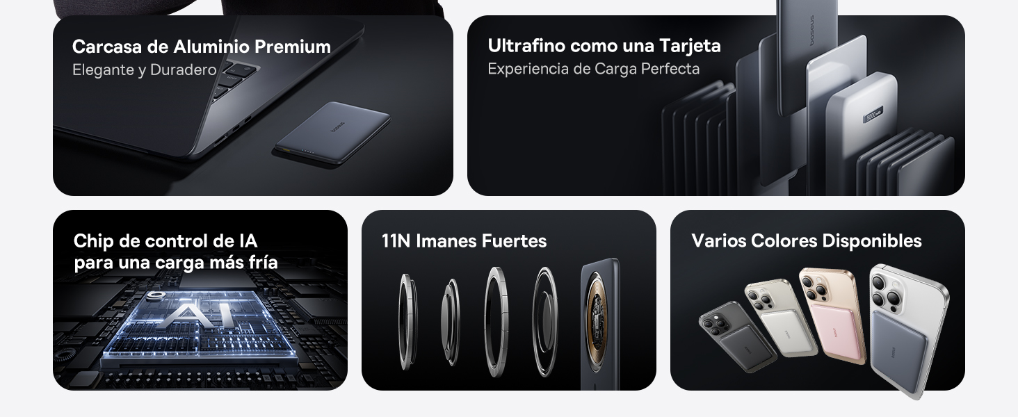 power bank iphone magnetico