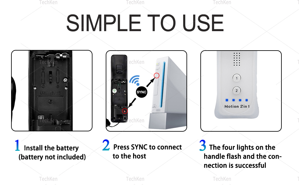 Controlador wii inalámbrico