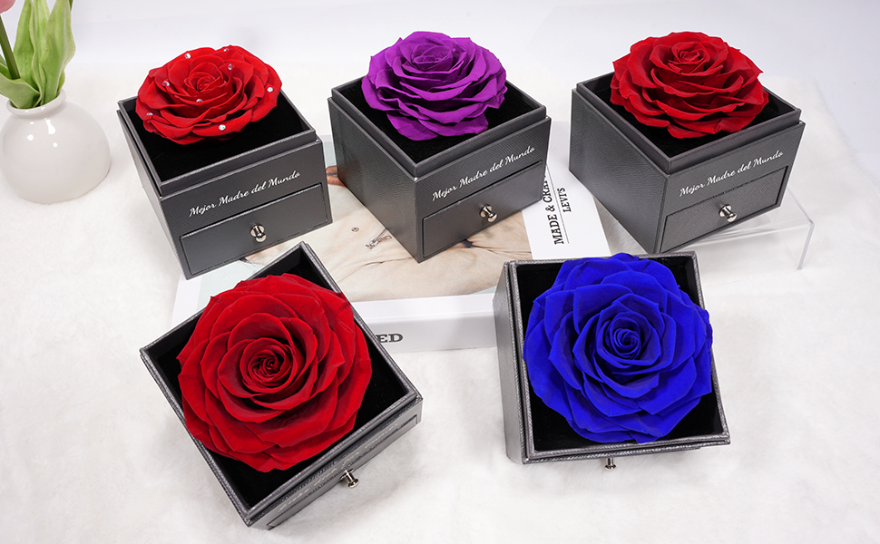 Rosa Eterna Regalo Originale para Mujer