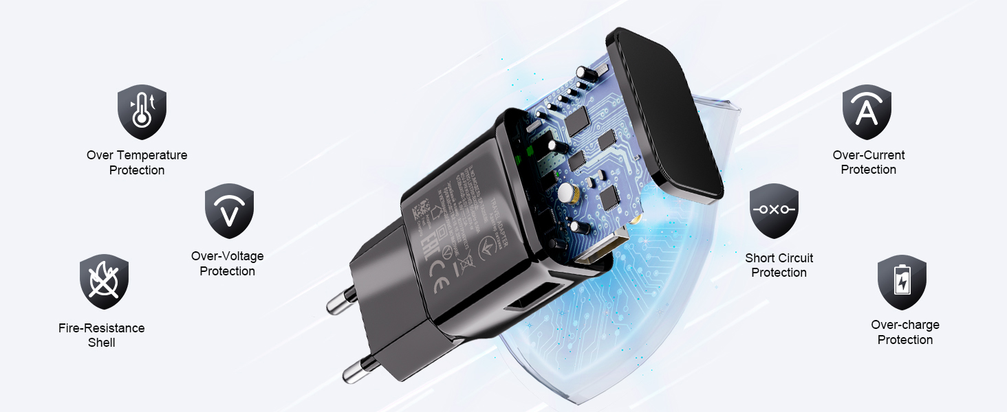 cargador usb carga rapida