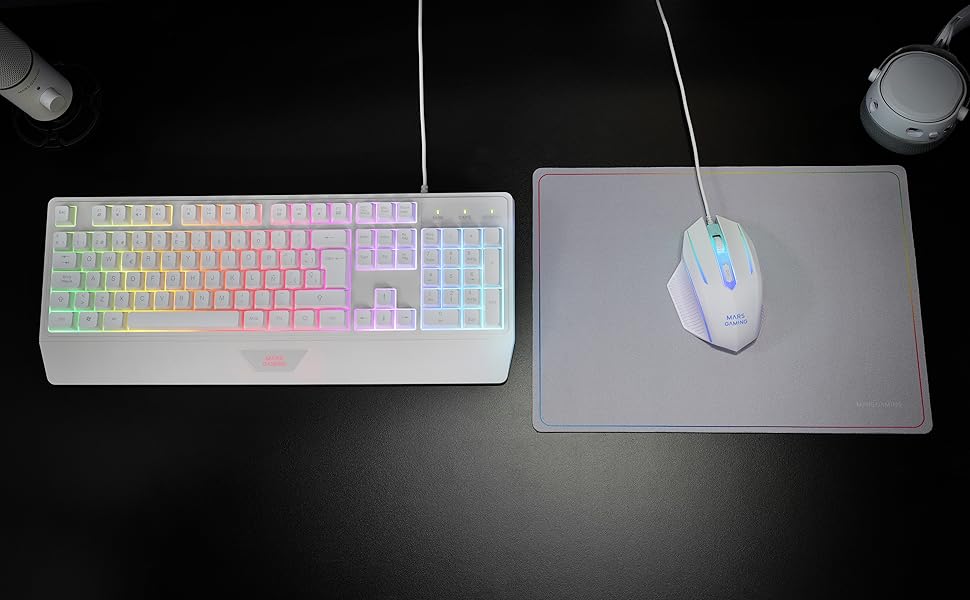 kit gamer combo pc ratón con cable teclado gamer completo ergonómico reposamuñecas gaming keyboard