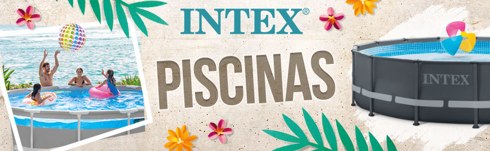 INTEX, piscina intex, piscina desmontable, piscina metal frame, piscina circular intex, beachside