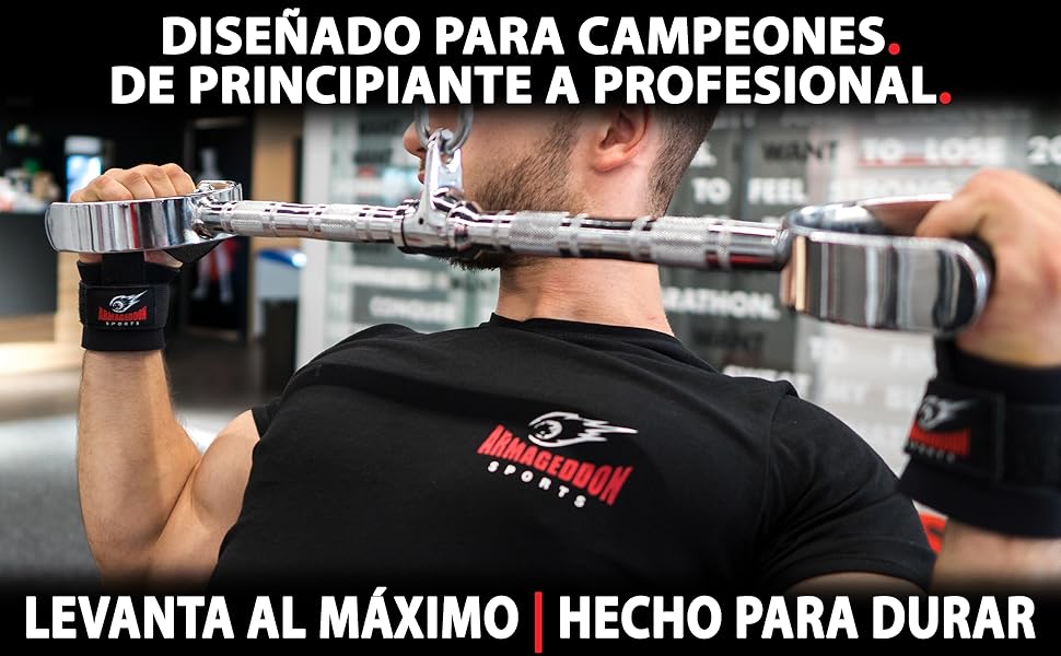 Correas Levantamiento de Pesas con Acolchados Mmuñequeras para Gimnasio Fitness Lifting Straps
